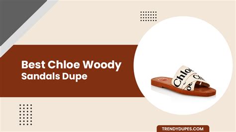 chloe woody sandals dupe|chloe woody sandals review.